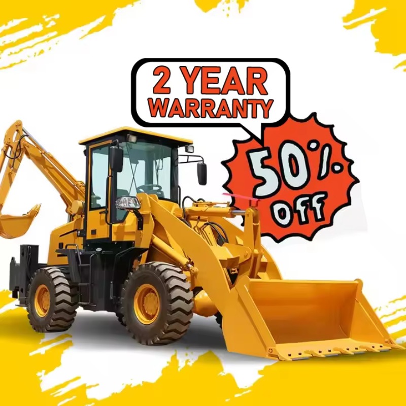 Tractor Backhoe - 1 ton graafmachine 4x4 graaftractor met