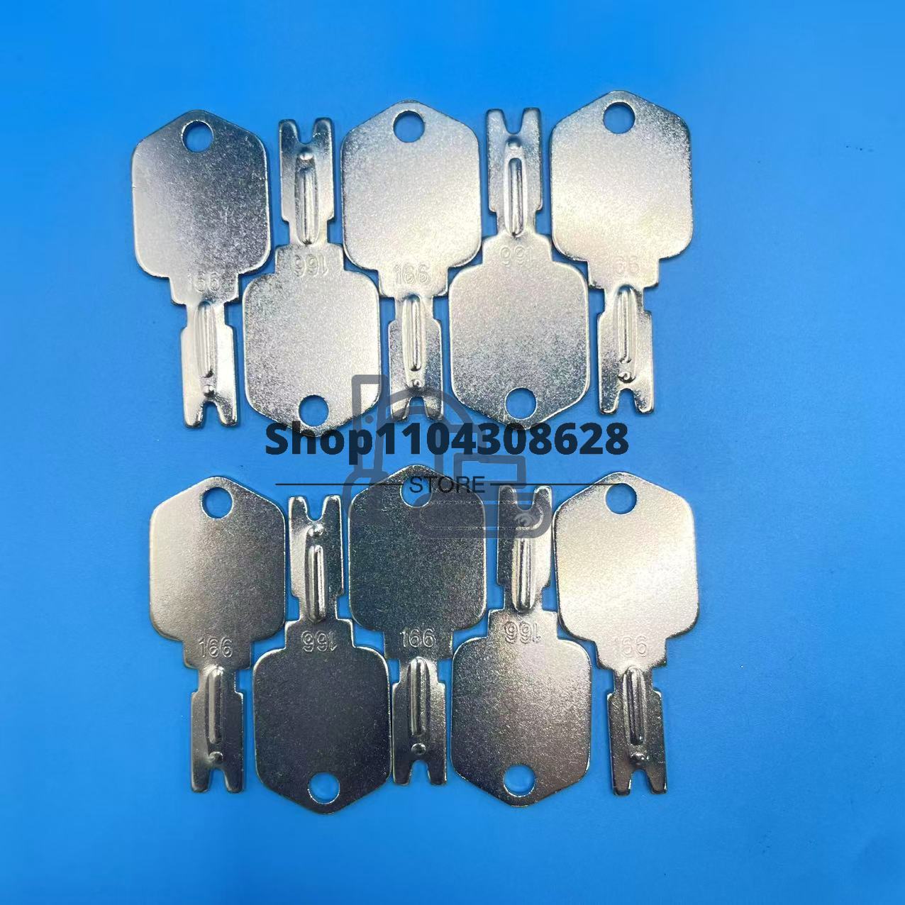 Heavy Equipment Komatsu - 10PCS 166 Contactsleutels Heftruck Sleutel Hyster
