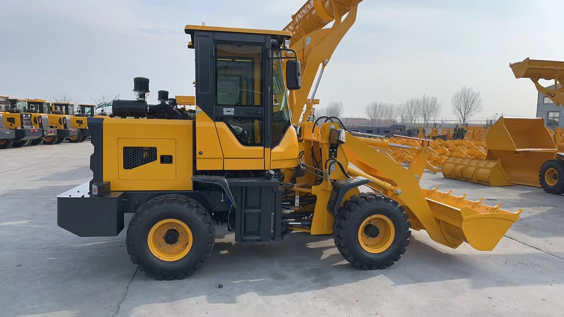 Zware 8-tons graafmachine met  - Tractor Backhoe recensie en prijs