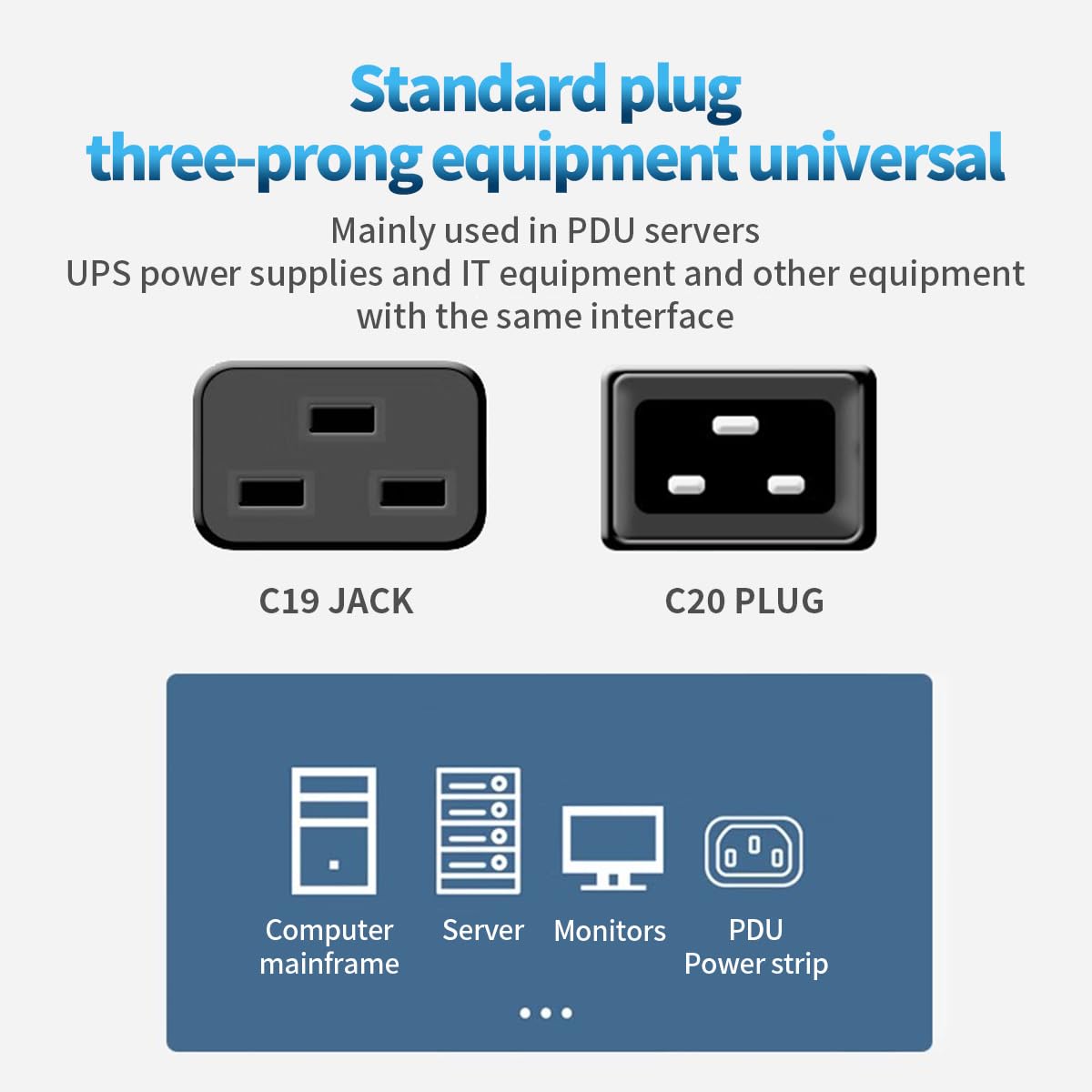 TOWE IEC C20 naar C19 voedings - Heavy Equipment Center recensie en prijs
