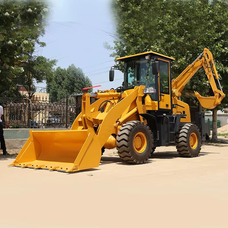 1 ton graafmachine 4x4 graaftr - Tractor Backhoe recensie en prijs