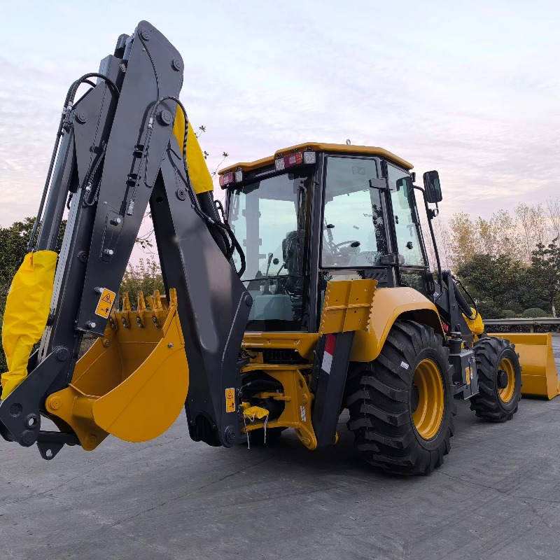 4x4 Graafmachine met voorlader - Tractor Backhoe recensie en prijs
