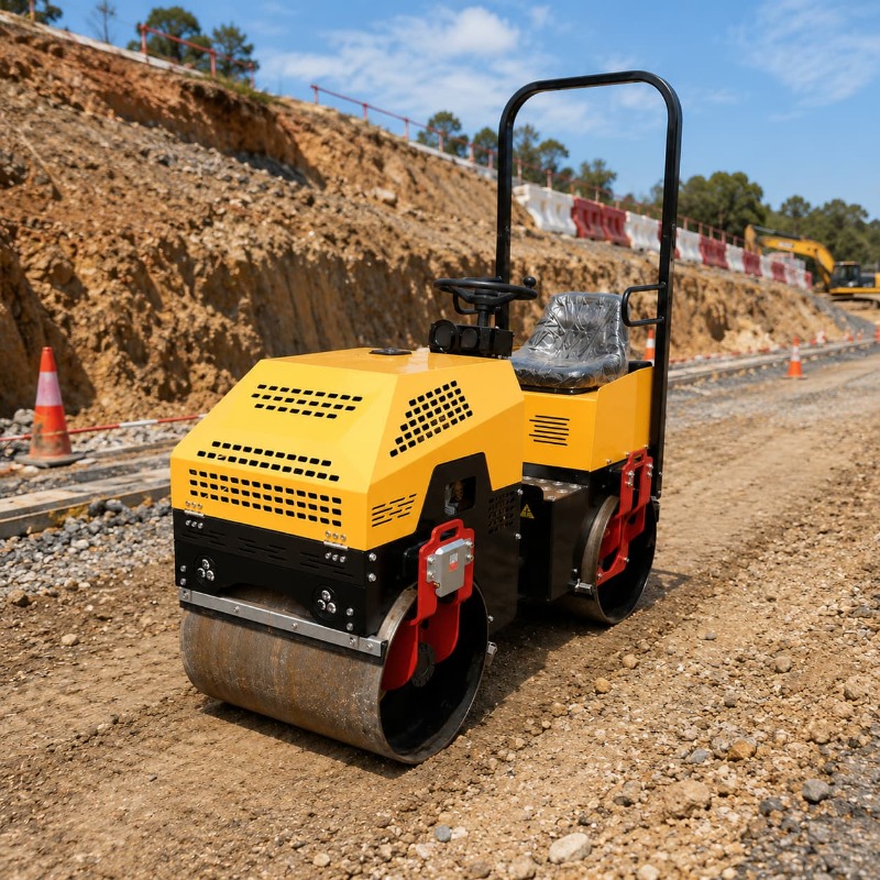 Dubbele trommel trilwegwals, z - Heavy Equipment For Construction recensie en prijs