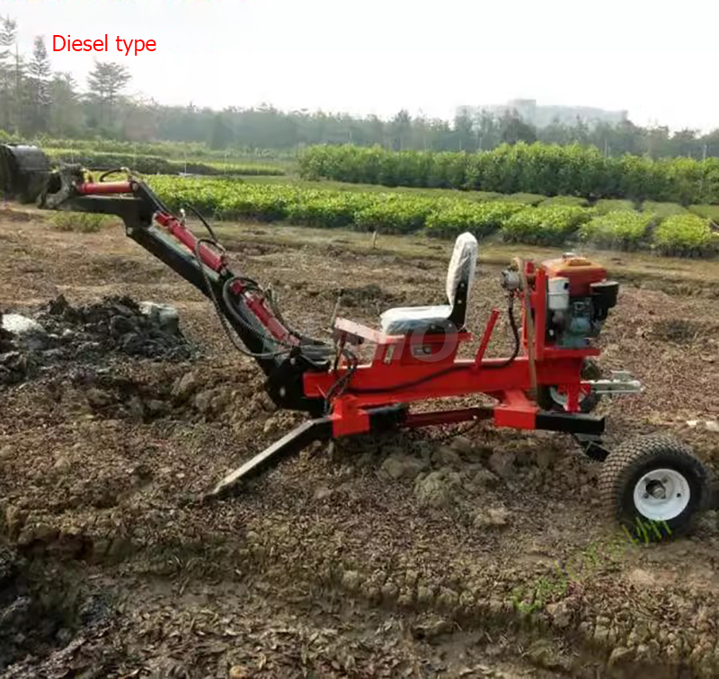 Goedkope kleine boomgaardgrave - Tractor Backhoe recensie en prijs