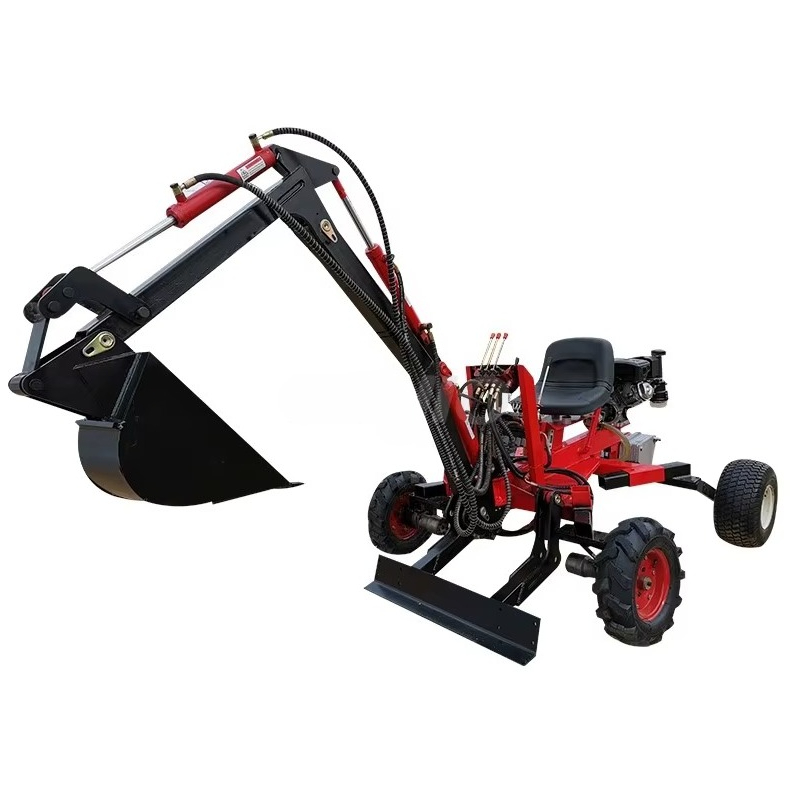 Goedkope kleine boomgaardgrave - Tractor Backhoe recensie en prijs