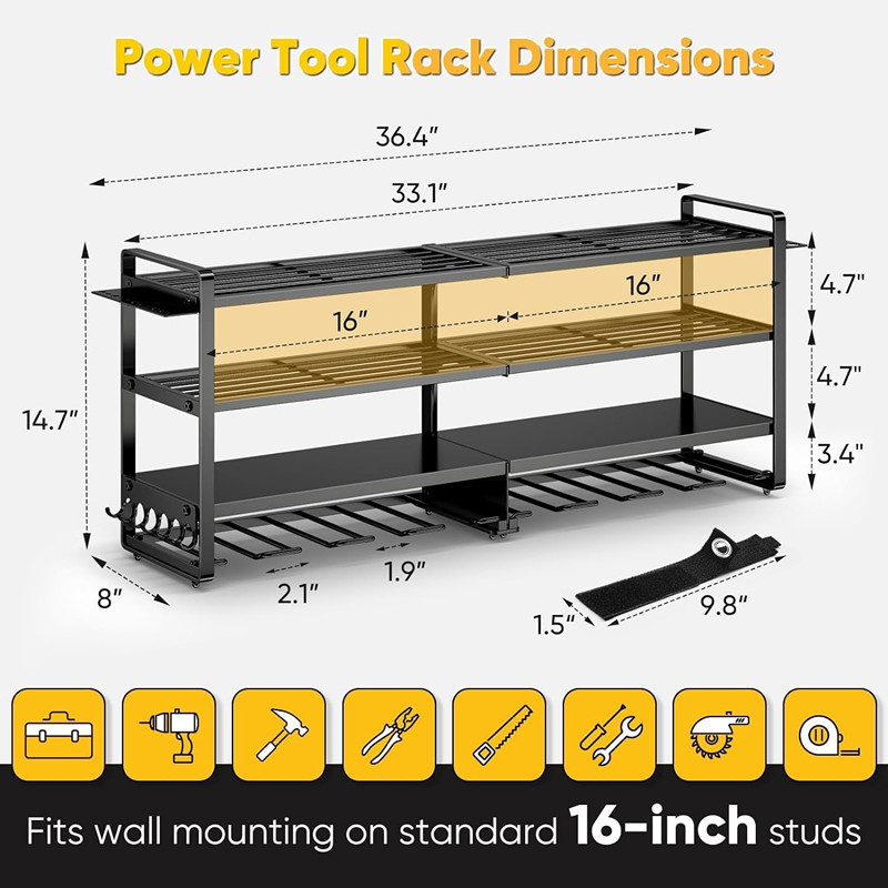 Grote Power Tool Organizer Muu - Heavy Equipment Battery recensie en prijs